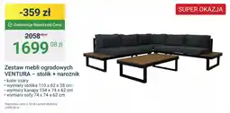 ERLI Zestaw mebli ogrodowych VENTURA - stolik + narożnik oferta
