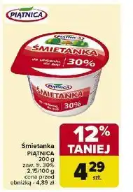 Carrefour Śmietana 30% Piątnica oferta