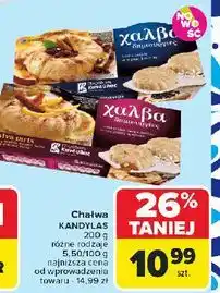 Carrefour Chałwa z migdałami bio Kandylas oferta