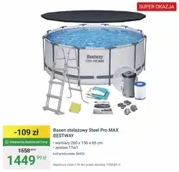 ERLI Basen stelażowy Steel Pro MAX BESTWAY oferta
