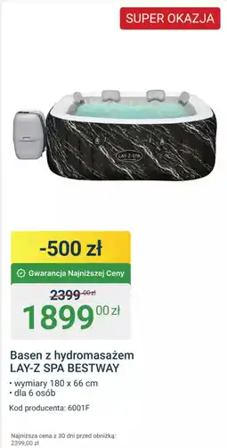 ERLI Basen z hydromasażem LAY-Z SPA BESTWAY oferta