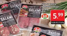 Market Point Salami plastry wybrane rodzaje Bell oferta