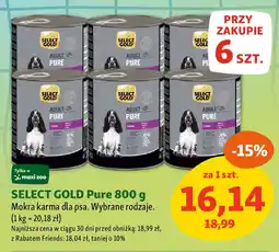 Maxi Zoo SELECT GOLD Pure Mokra karma dla ps oferta