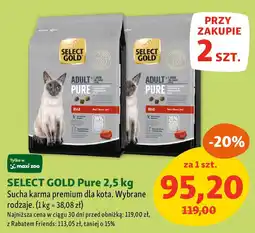 Maxi Zoo SELECT GOLD Pure Sucha karma premium dla kota oferta