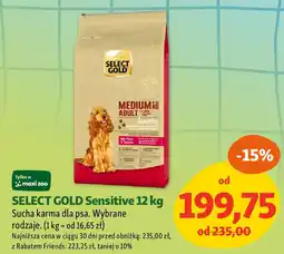 Maxi Zoo SELECT GOLD Sensitive Sucha karma dla psa oferta