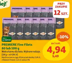 Maxi Zoo PREMIERE Fine Filets Mokra karma dla kota oferta
