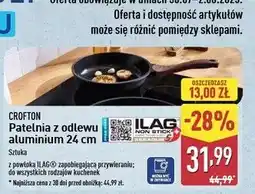 ALDI Patelnia aluminiowa 24 cm Crofton oferta