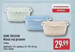 ALDI Kosz na pranie 45 l Home Creation oferta