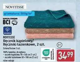 ALDI Ręcznik kąpielowy 70 x 140 cm Novitesse oferta