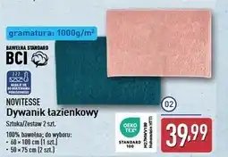 ALDI Dywanik łazienkowy 50 x 75 cm Novitesse oferta
