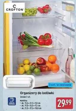 ALDI Organizery do lodówki Crofton oferta