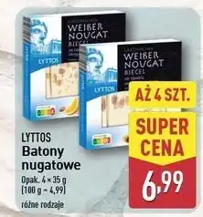 ALDI Minibatoniki nugat z pomarańczą Lyttos oferta