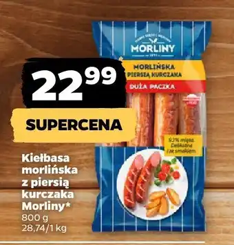 Netto Kiełbasa morlińska z piersią kurczaka Morliny oferta