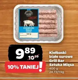 Netto Kiełbaski białe surowe Grill Bar Sztuka Mięsa oferta