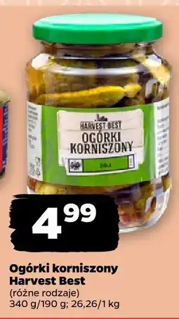 Netto Ogórki korniszony Harvest Best oferta