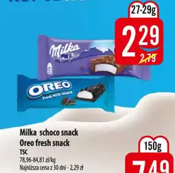 MOKPOL Milka schoco snack Oreo fresh snack TSC oferta