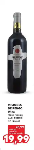 Kaufland MISIONES DE RENGO Wino oferta