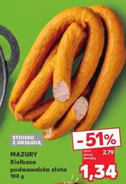 Kaufland Kiełbasa podwawelska złota 100 g oferta