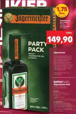 Kaufland JÄGERMEISTER Likier ziołowy oferta