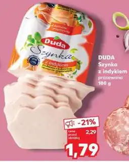 Kaufland DUDA Szynka z indykiem prasowana 100 g oferta