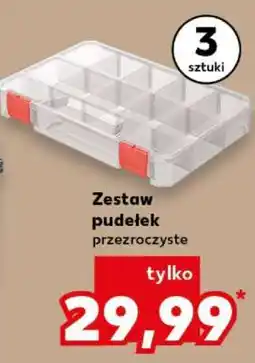 Kaufland Zestaw pudełek przezroczyste oferta