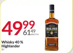 Eurocash Cash & Carry Whisky 40% Highlander oferta