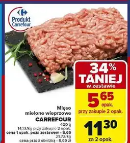 Carrefour Mięso mielone z łopatki Carrefour oferta