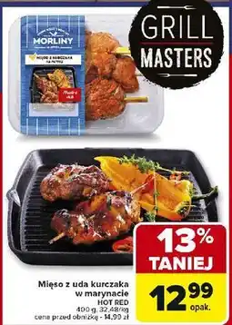 Carrefour Mięso z kurczaka na patyku w marynacie pikantne chili Morliny oferta