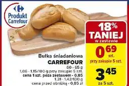 Carrefour Bułka śniadaniowa Carrefour oferta