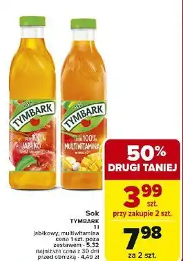 Carrefour Sok multiwitamina Tymbark oferta