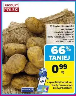 Carrefour Ziemniaki wczesne polska oferta