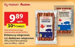 Auchan Kabanosy wieprzowe Auchan Różnorodne (Logo Czerwone) oferta