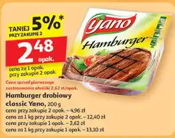 Auchan Hamburger classic Yano oferta