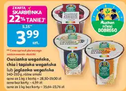 Auchan Wegańska jaglanka na kokosie z morelą Auchan Pewni Dobrego oferta