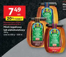 Auchan Miód rzepakowy z zachodniopomorskiego Auchan Pewni Dobrego oferta