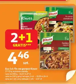 Auchan Fix do potraw chińskich Knorr oferta