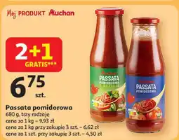 Auchan Passata pomidorowa z bazylią Auchan oferta