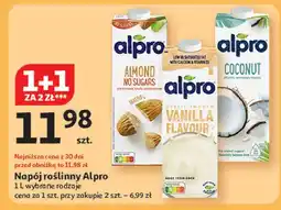 Auchan Napój kokosowy z dodatkiem ryżu Alpro oferta