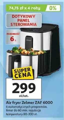 Auchan Air fryer zaf 6000 Zelmer oferta