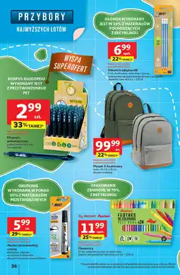 Auchan Ołówki trójkątne z gumką Bic Ecolutions oferta