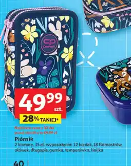 Auchan Piórnik dwukomorowy z wyposazeniem Coolpack oferta