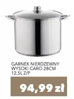 Nela Garnek nierdzewny wysoki caro 28cm 12,5l z/p oferta