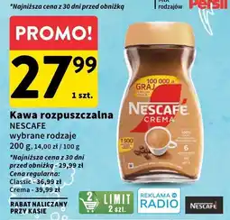 Intermarche Kawa rozpuszczalna Nescafe Crema oferta