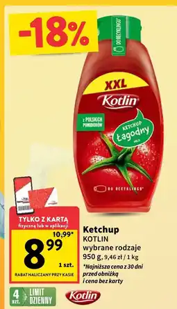 Intermarche Ketchup Kotlin łagodny oferta