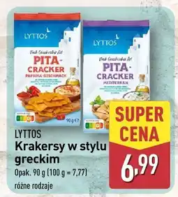 ALDI Krakersy w stylu greckim Lyttos oferta
