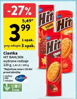 Intermarche Ciastka Hit Bahlsen oferta