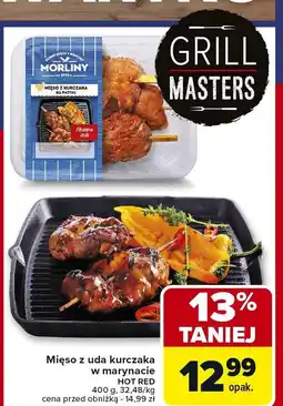 Carrefour Mięso z uda kurczaka w marynacie Hot Red Morliny oferta