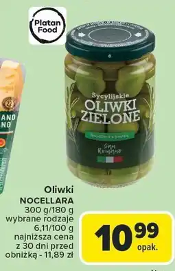 Carrefour Market Oliwki Nocellara różne rodzaje Platan Food oferta