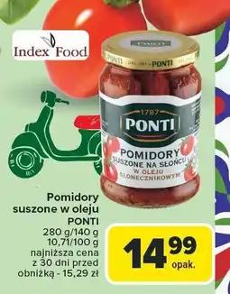 Carrefour Market Pomidory suszone w oleju Ponti oferta