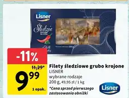 Intermarche Filety śledziowe grubo krojone Lisner oferta